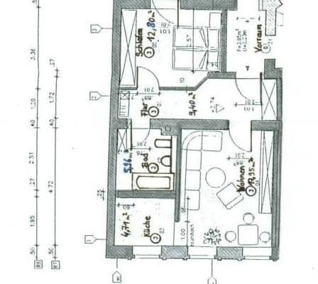 Prodej bytu 2+1 53 m², Chemnitz Prodej bytu 2+1 53 m², Chemnitz