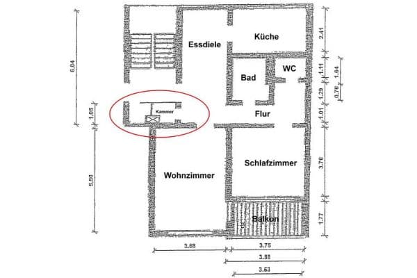 Prodej bytu 2+kk 75 m², Rosenweg 4, Markgröningen Prodej bytu 2+kk 75 m², Rosenweg 4, Markgröningen