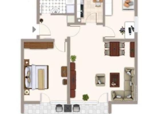 Pronájem bytu 3+1 80 m², Villingen-Schwenningen, Bádensko-Württembersko Pronájem bytu 3+1 80 m², Villingen-Schwenningen, Bádensko-Württembersko