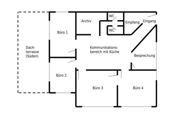 Pronájem kanceláře 180 m², Herrenberg Pronájem kanceláře 180 m², Herrenberg
