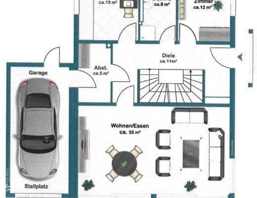 Pronájem domu 254 m², pozemek 451 m², Ottilie-Wildermuth-Weg 4, Frankfurt Pronájem domu 254 m², pozemek 451 m², Ottilie-Wildermuth-Weg 4, Frankfurt