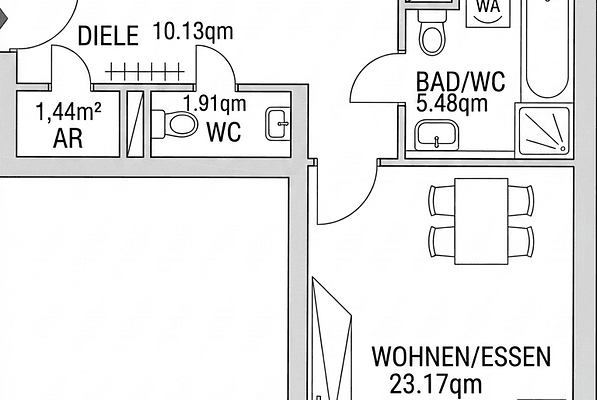 Prodej bytu 3+1 74 m², Am Färberhof, 3, Erlangen, Bavorsko Prodej bytu 3+1 74 m², Am Färberhof, 3, Erlangen, Bavorsko