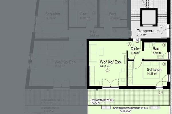 Prodej bytu 2+1 59 m², Burgauer Straße 18a, Krumbach Prodej bytu 2+1 59 m², Burgauer Straße 18a, Krumbach