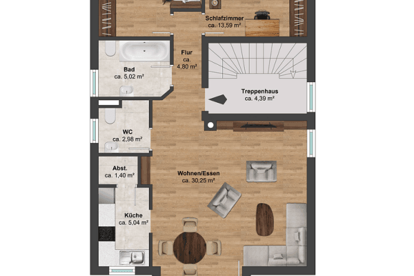 Pronájem bytu 3+1 77 m², Frankfurt am Main, Hessen Pronájem bytu 3+1 77 m², Frankfurt am Main, Hessen