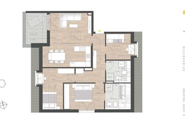 Prodej bytu 4+1 93 m², Keferloher-Markt-Straße, Putzbrunn-Oedenstockach, Bavorsko Prodej bytu 4+1 93 m², Keferloher-Markt-Straße, Putzbrunn-Oedenstockach, Bavorsko