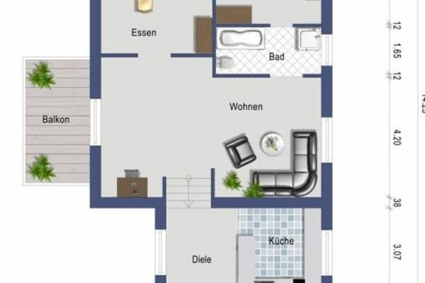 Pronájem bytu 3+1 78 m², Kirchstraße 80, Mülheim an der Ruhr Pronájem bytu 3+1 78 m², Kirchstraße 80, Mülheim an der Ruhr