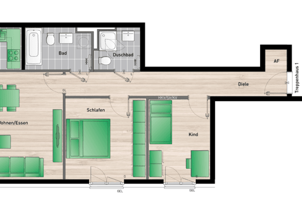 Prodej bytu 3+1 82 m², München, Bavorsko Prodej bytu 3+1 82 m², München, Bavorsko