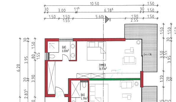 Pronájem bytu 1+1 45 m², Amalienbadstraße 37, Karlsruhe Pronájem bytu 1+1 45 m², Amalienbadstraße 37, Karlsruhe