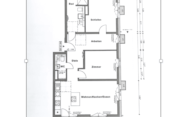 Prodej bytu 3+1 94 m², Hohen Neuendorf Prodej bytu 3+1 94 m², Hohen Neuendorf