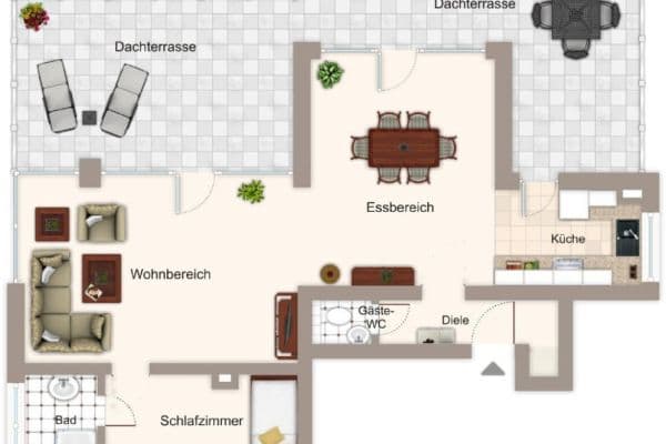 Pronájem bytu 3+1 106 m², Nürnberg / Großgründlach, Bavorsko Pronájem bytu 3+1 106 m², Nürnberg / Großgründlach, Bavorsko
