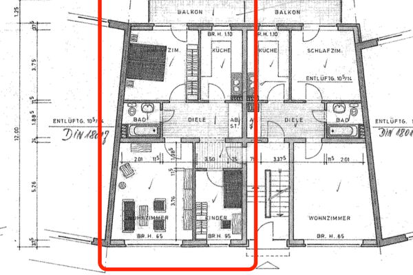 Pronájem bytu 3+1 70 m², Konstantinstraße 133, Mönchengladbach, Severní Porýní-Vestfálsko Pronájem bytu 3+1 70 m², Konstantinstraße 133, Mönchengladbach, Severní Porýní-Vestfálsko