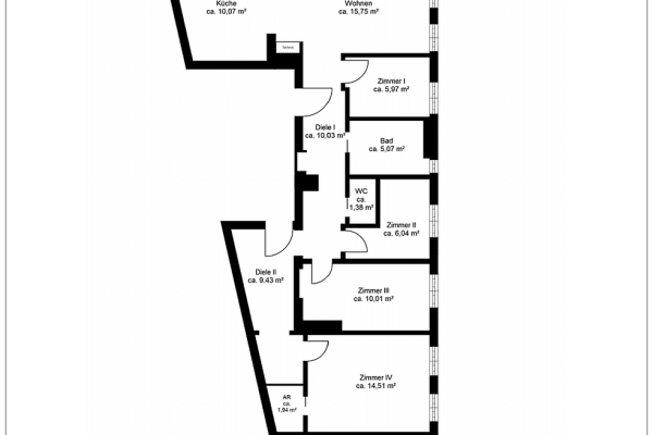 Prodej bytu 5+1 90 m², Hessstraße 82, München, Bavorsko Prodej bytu 5+1 90 m², Hessstraße 82, München, Bavorsko