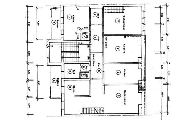 Pronájem bytu 3+kk 95 m², Weststr. 43, Chemnitz, Sasko Pronájem bytu 3+kk 95 m², Weststr. 43, Chemnitz, Sasko