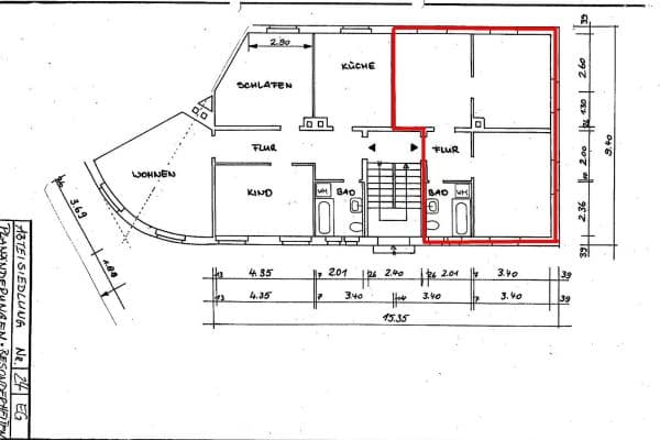 Pronájem bytu 2+1 53 m², Abteisstraße 24, Oberlungwitz Pronájem bytu 2+1 53 m², Abteisstraße 24, Oberlungwitz