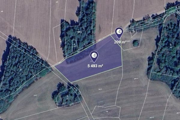Prodej pozemku 5.702 m², Chanovice Prodej pozemku 5.702 m², Chanovice