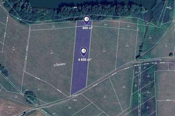 Prodej pozemku 5.050 m², Oselce Prodej pozemku 5.050 m², Oselce