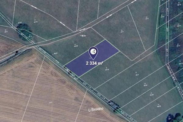 Prodej pozemku 2.464 m², Chanovice Prodej pozemku 2.464 m², Chanovice