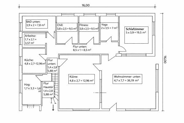 Prodej domu 233 m², pozemek 1.072 m², Buchholz Prodej domu 233 m², pozemek 1.072 m², Buchholz