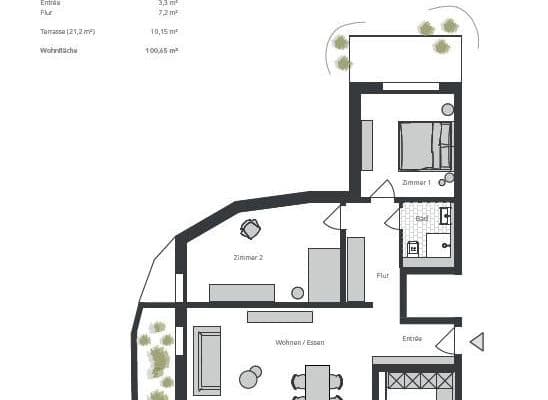 Prodej bytu 3+kk 101 m², Stuttgart, Bádensko-Württembersko Prodej bytu 3+kk 101 m², Stuttgart, Bádensko-Württembersko