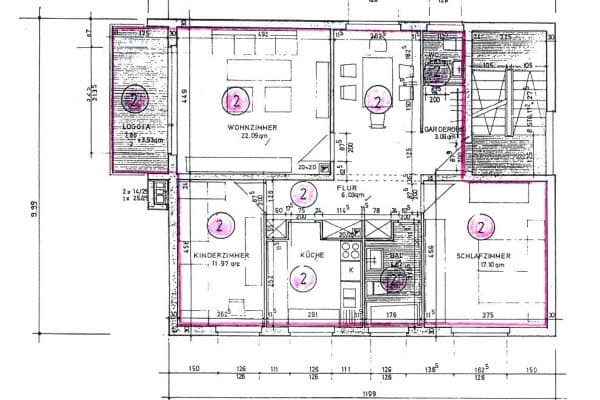 Prodej bytu 4+1 90 m², Borngasse 9, Hanau Prodej bytu 4+1 90 m², Borngasse 9, Hanau
