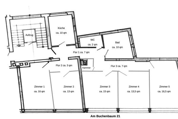 Pronájem bytu 5+1 114 m², Am Buchenbaum 21, Duisburg, Severní Porýní-Vestfálsko Pronájem bytu 5+1 114 m², Am Buchenbaum 21, Duisburg, Severní Porýní-Vestfálsko