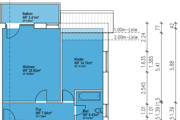 Pronájem bytu 3+1 80 m², Holzstrasse 17a, Burg Pronájem bytu 3+1 80 m², Holzstrasse 17a, Burg