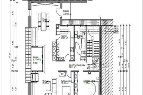Pronájem bytu 4+1 185 m², Rüttenscheider Straße 204, Essen Pronájem bytu 4+1 185 m², Rüttenscheider Straße 204, Essen