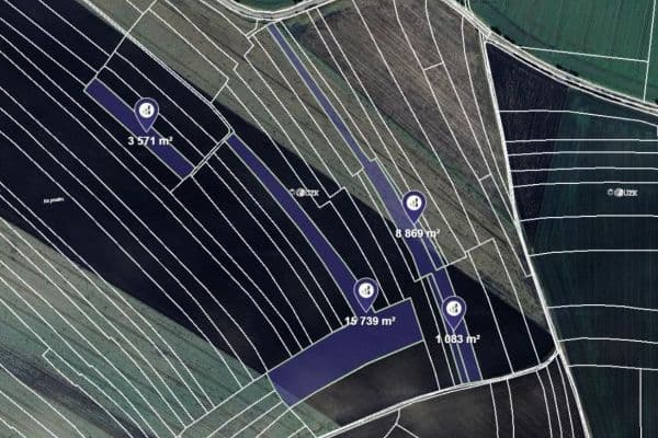 Prodej pozemku 74.702 m², Křinec Prodej pozemku 74.702 m², Křinec