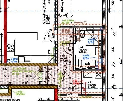 Pronájem bytu 3+1 75 m², Karolinenstr. 22, Fürth, Bavorsko Pronájem bytu 3+1 75 m², Karolinenstr. 22, Fürth, Bavorsko