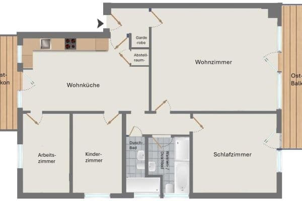 Prodej bytu 4+1 103 m², Oberursel Prodej bytu 4+1 103 m², Oberursel