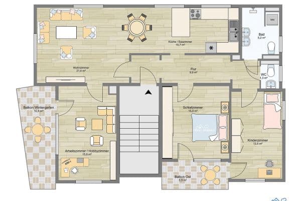 Pronájem bytu 4+1 106 m², Grafenau Pronájem bytu 4+1 106 m², Grafenau