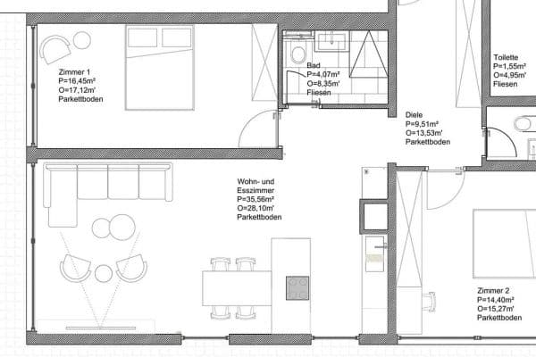 Pronájem bytu 3+1 95 m², Johann-Clanze-Straße 49, München, Bavorsko Pronájem bytu 3+1 95 m², Johann-Clanze-Straße 49, München, Bavorsko