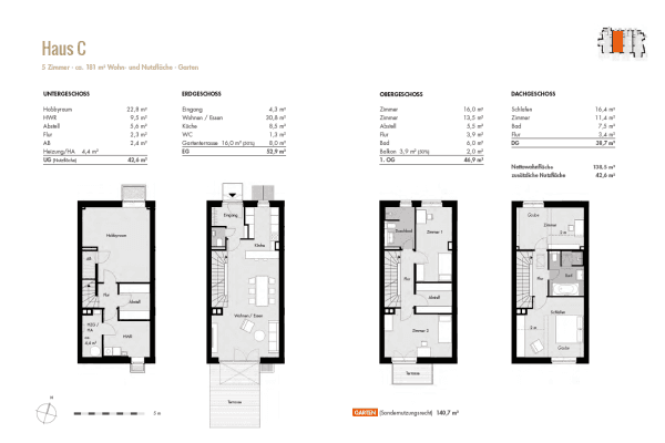 Prodej domu 181 m², pozemek 141 m², Hamburg, Hamburg Prodej domu 181 m², pozemek 141 m², Hamburg, Hamburg