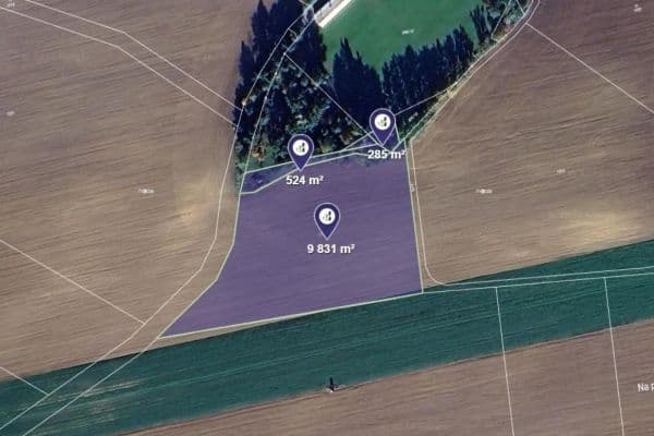Prodej pozemku 3.547 m², Kvíčovice Prodej pozemku 3.547 m², Kvíčovice