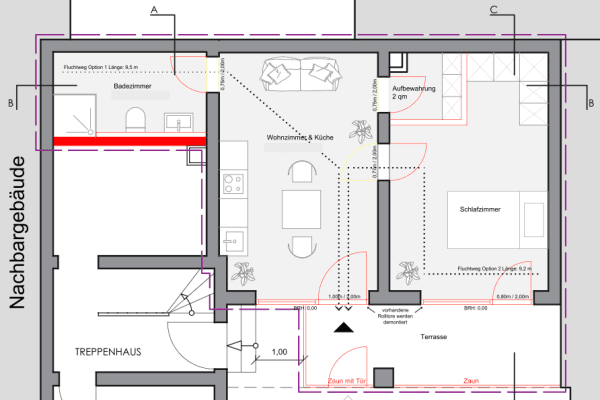 Pronájem bytu 2+1 51 m², Leimen Pronájem bytu 2+1 51 m², Leimen