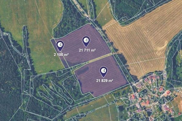 Prodej pozemku 45.640 m², Přídolí Prodej pozemku 45.640 m², Přídolí