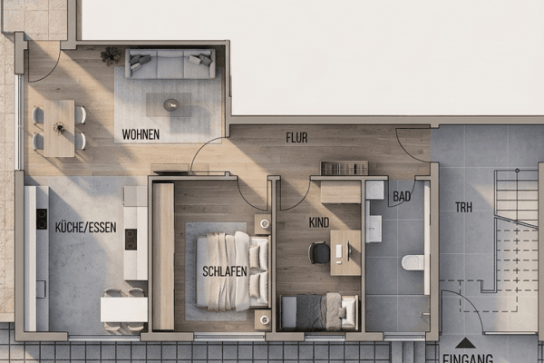 Prodej bytu 3+1 68 m², Neuhausen Prodej bytu 3+1 68 m², Neuhausen