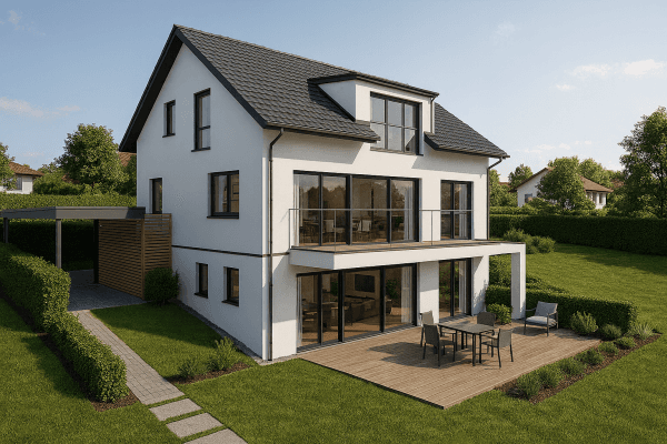 Prodej domu 216 m², pozemek 497 m², Am Feldl 5, Egmating, Bavorsko Prodej domu 216 m², pozemek 497 m², Am Feldl 5, Egmating, Bavorsko