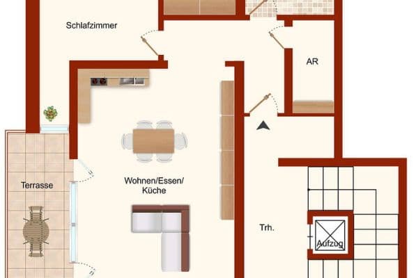Pronájem bytu 2+1 104 m², Weinsteige 10, Bad Mergentheim, Bádensko-Württembersko Pronájem bytu 2+1 104 m², Weinsteige 10, Bad Mergentheim, Bádensko-Württembersko