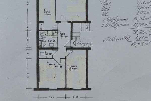Prodej bytu 3+1 80 m², Mannheim Prodej bytu 3+1 80 m², Mannheim