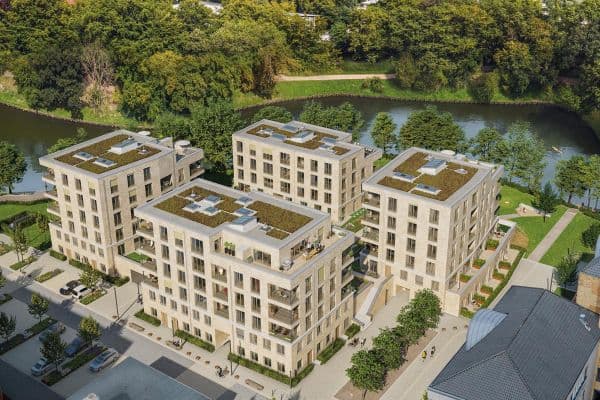 Pronájem bytu 2+1 38 m², Moislinger Allee 9k, Lübeck, Šlesvicko-Holštýnsko Pronájem bytu 2+1 38 m², Moislinger Allee 9k, Lübeck, Šlesvicko-Holštýnsko