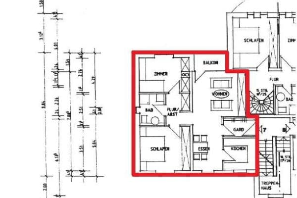 Pronájem bytu 3+1 71 m², Haldensleben Pronájem bytu 3+1 71 m², Haldensleben