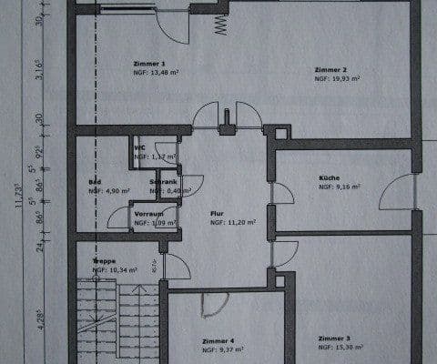 Pronájem bytu 3+kk 91 m², Gießen, Hessen Pronájem bytu 3+kk 91 m², Gießen, Hessen