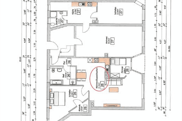 Prodej bytu 3+1 81 m², Hanauer Vorstadt 13, Hanau Prodej bytu 3+1 81 m², Hanauer Vorstadt 13, Hanau