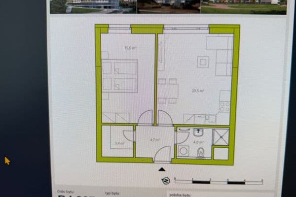 Prodej bytu 2+kk 50 m², V Zářezu, Praha Prodej bytu 2+kk 50 m², V Zářezu, Praha
