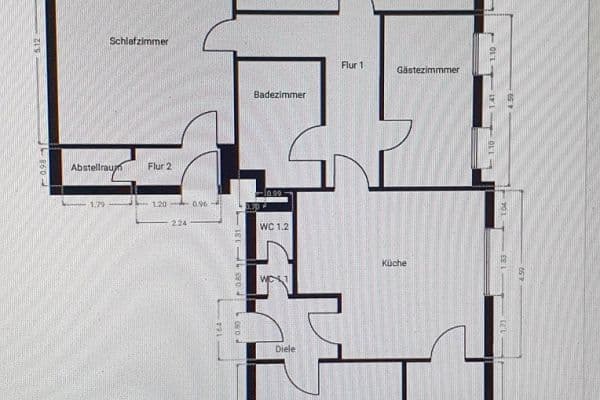 Pronájem bytu 5+1 133 m², Große Str 49, Dissen Pronájem bytu 5+1 133 m², Große Str 49, Dissen