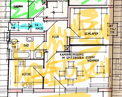 Pronájem bytu 2+1 62 m², Heidestraße 14, Friolzheim Pronájem bytu 2+1 62 m², Heidestraße 14, Friolzheim