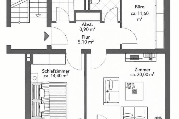 Prodej bytu 3+1 68 m², Hutterstr. 5, München, Bavorsko Prodej bytu 3+1 68 m², Hutterstr. 5, München, Bavorsko