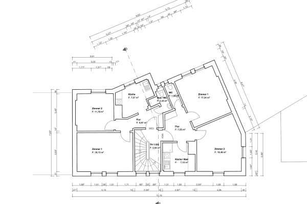 Pronájem bytu 2+1 46 m², Paulusstr. 22/1, Stuttgart Pronájem bytu 2+1 46 m², Paulusstr. 22/1, Stuttgart
