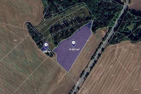 Prodej pozemku 6.780 m², Přelíc Prodej pozemku 6.780 m², Přelíc
